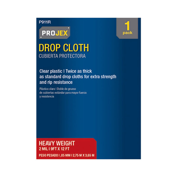 Projex Drop Cloth 9'X12'X2Mil P911R